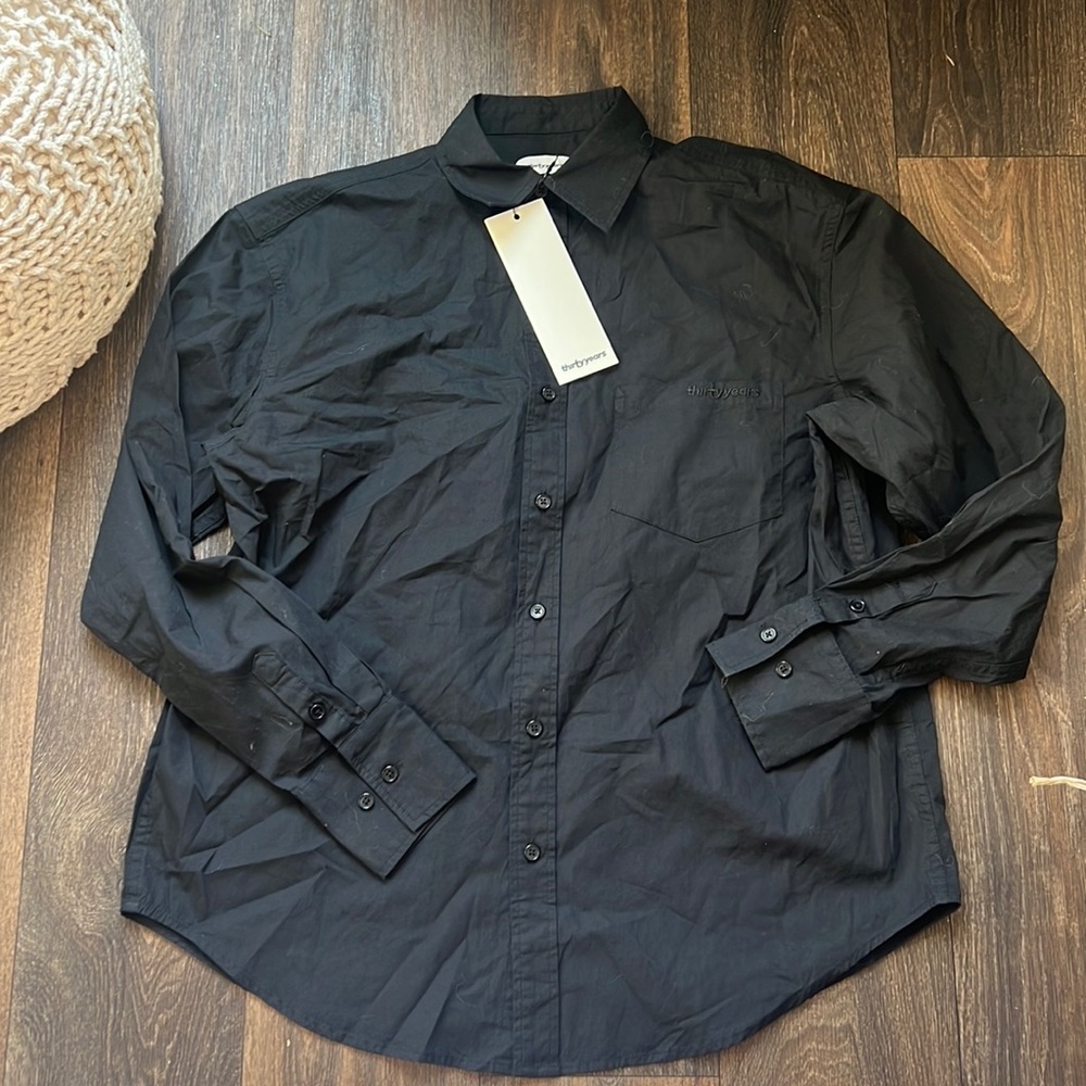 Black Button Down